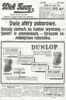 Wiek Nowy : popularny dziennik ilustrowany. 1929, nr 8376