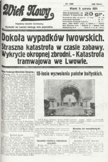 Wiek Nowy : popularny dziennik ilustrowany. 1929, nr 8389