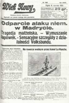 Wiek Nowy : popularny dziennik ilustrowany. 1929, nr 8392