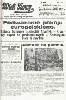 Wiek Nowy : popularny dziennik ilustrowany. 1929, nr 8394
