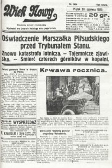 Wiek Nowy : popularny dziennik ilustrowany. 1929, nr 8404