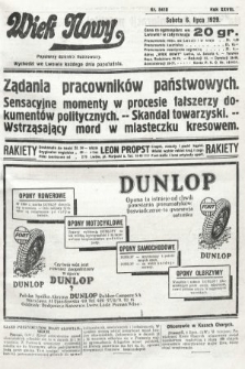 Wiek Nowy : popularny dziennik ilustrowany. 1929, nr 8410