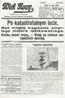 Wiek Nowy : popularny dziennik ilustrowany. 1929, nr 8419