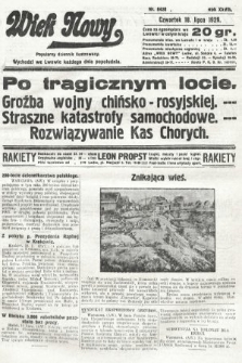 Wiek Nowy : popularny dziennik ilustrowany. 1929, nr 8420