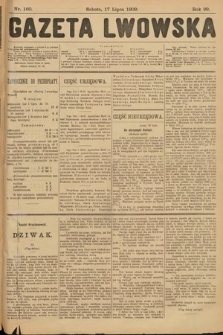 Gazeta Lwowska. 1909, nr 160