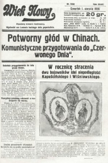 Wiek Nowy : popularny dziennik ilustrowany. 1929, nr 8432