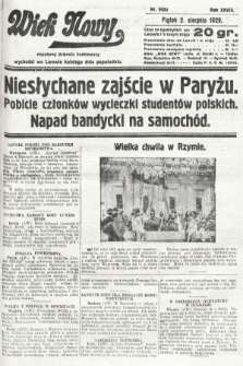 Wiek Nowy : popularny dziennik ilustrowany. 1929, nr 8433