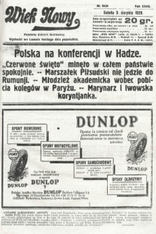Wiek Nowy : popularny dziennik ilustrowany. 1929, nr 8434