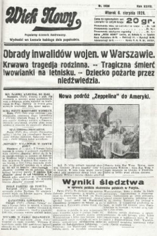 Wiek Nowy : popularny dziennik ilustrowany. 1929, nr 8436