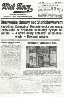 Wiek Nowy : popularny dziennik ilustrowany. 1929, nr 8439