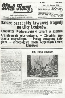 Wiek Nowy : popularny dziennik ilustrowany. 1929, nr 8443