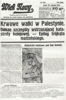 Wiek Nowy : popularny dziennik ilustrowany. 1929, nr 8454