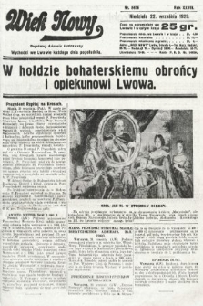 Wiek Nowy : popularny dziennik ilustrowany. 1929, nr 8476