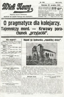 Wiek Nowy : popularny dziennik ilustrowany. 1929, nr 8482