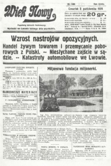 Wiek Nowy : popularny dziennik ilustrowany. 1929, nr 8485