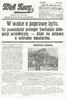 Wiek Nowy : popularny dziennik ilustrowany. 1929, nr 8508