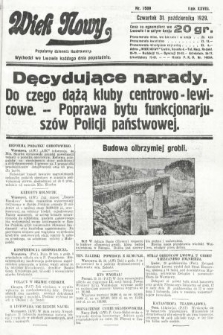 Wiek Nowy : popularny dziennik ilustrowany. 1929, nr 8509