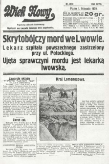 Wiek Nowy : popularny dziennik ilustrowany. 1929, nr 8510