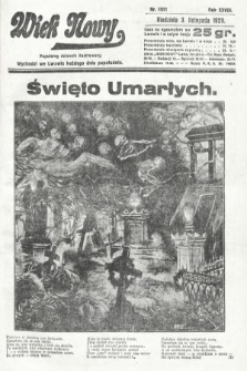 Wiek Nowy : popularny dziennik ilustrowany. 1929, nr 8511