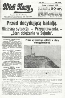 Wiek Nowy : popularny dziennik ilustrowany. 1929, nr 8513