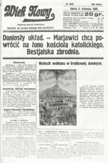 Wiek Nowy : popularny dziennik ilustrowany. 1929, nr 8516