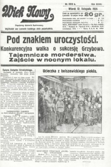 Wiek Nowy : popularny dziennik ilustrowany. 1929, nr 8518