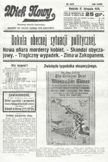 Wiek Nowy : popularny dziennik ilustrowany. 1929, nr 8523