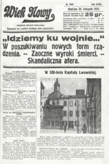 Wiek Nowy : popularny dziennik ilustrowany. 1929, nr 8529