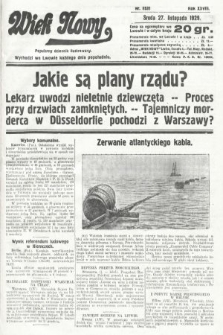 Wiek Nowy : popularny dziennik ilustrowany. 1929, nr 8531