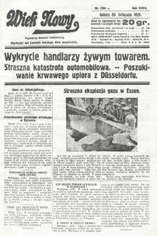 Wiek Nowy : popularny dziennik ilustrowany. 1929, nr 8534