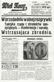 Wiek Nowy : popularny dziennik ilustrowany. 1929, nr 8538