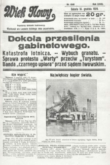 Wiek Nowy : popularny dziennik ilustrowany. 1929, nr 8546