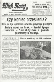 Wiek Nowy : popularny dziennik ilustrowany. 1929, nr 8553