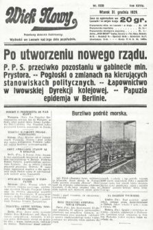 Wiek Nowy : popularny dziennik ilustrowany. 1929, nr 8558