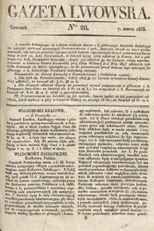 Gazeta Lwowska. 1833, nr 28