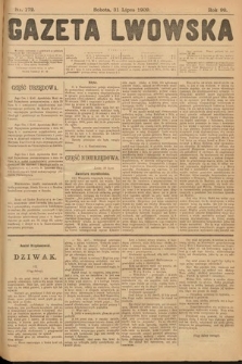Gazeta Lwowska. 1909, nr 172