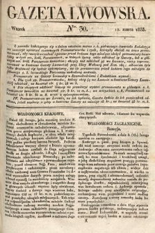 Gazeta Lwowska. 1833, nr 30