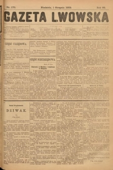 Gazeta Lwowska. 1909, nr 173