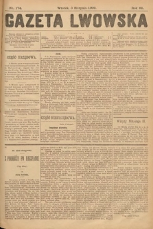 Gazeta Lwowska. 1909, nr 174