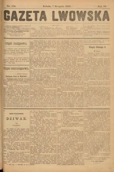 Gazeta Lwowska. 1909, nr 178