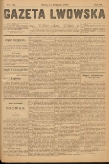 Gazeta Lwowska. 1909, nr 181