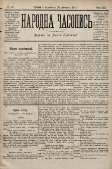 Народна Часопись : додаток до Ґазети Львівскої. 1911, ч. 237