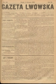 Gazeta Lwowska. 1909, nr 183