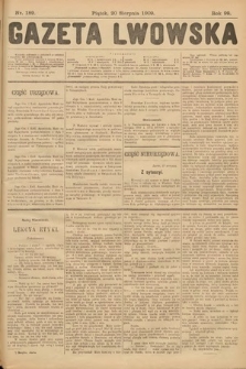 Gazeta Lwowska. 1909, nr 189