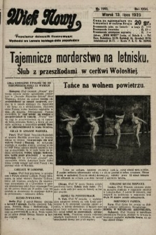 Wiek Nowy : popularny dziennik ilustrowany. 1926, nr 7513