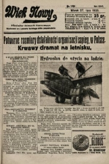 Wiek Nowy : popularny dziennik ilustrowany. 1926, nr 7525