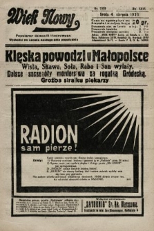 Wiek Nowy : popularny dziennik ilustrowany. 1926, nr 7532