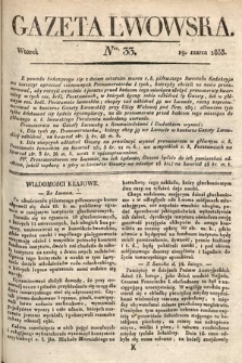 Gazeta Lwowska. 1833, nr 33