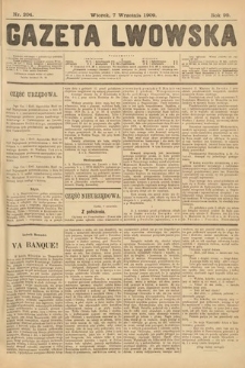 Gazeta Lwowska. 1909, nr 204