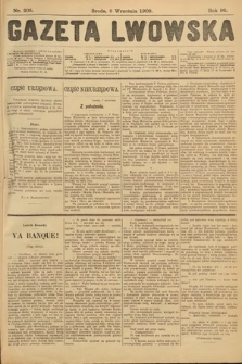 Gazeta Lwowska. 1909, nr 205